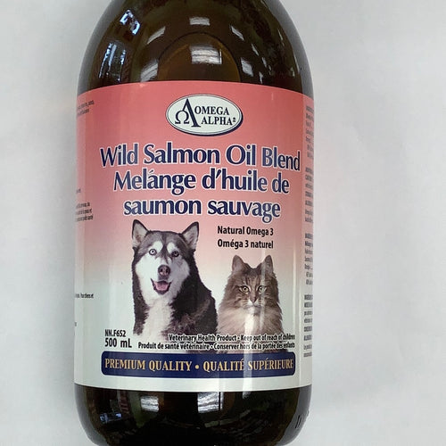 Omega Alpha Wild Salmon Oil Blend for Pets