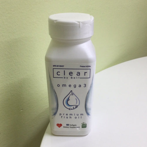 Clear by Bell Omega3 Premium Fish Oil Softgels