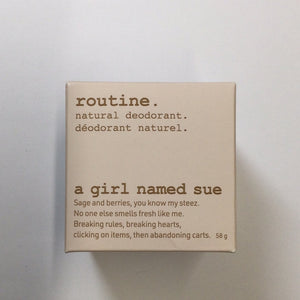 Routine A Girl Named Sue Natural Deodorant