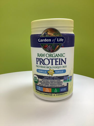 Garden of Life Raw Organic Protein Powder Vanilla