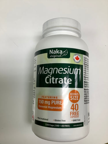 Naka Magnesium Citrate 220’s