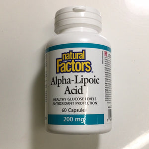 Natural Factors Alpha-Lipoic Acid