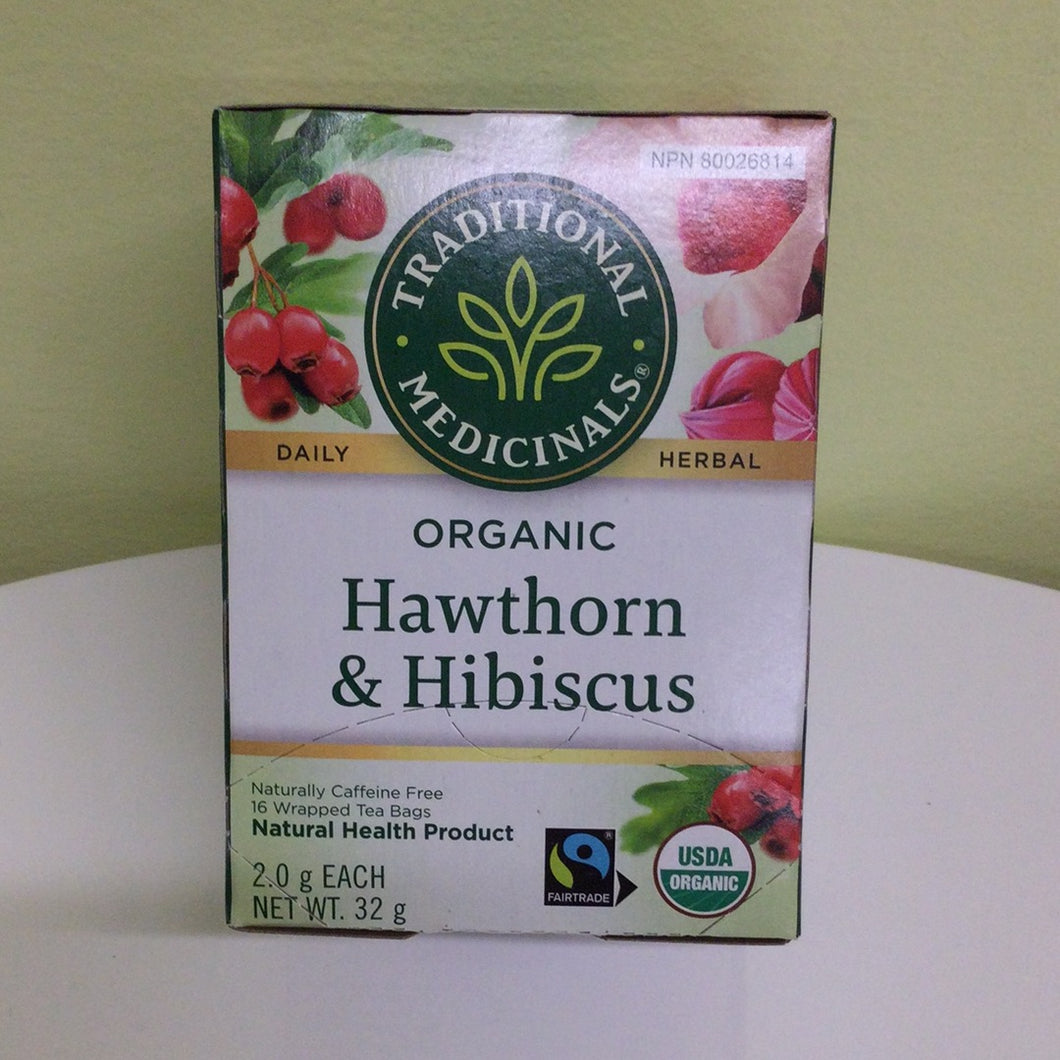 Traditional Medicinals Organic Hawthorn Hibiscus Tea