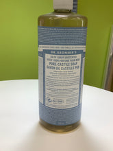Load image into Gallery viewer, Dr. Bronner’s 18-in-1 Baby Unscented Pure Castile Soap