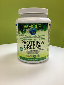 Whole Earth and Sea Fermented Protein & Greens Powder Unflavoured 640g