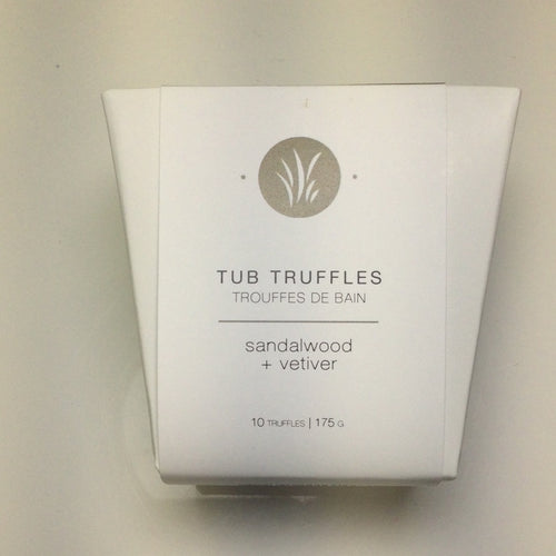 All Things Jill Tub Truffles Sandalwood + Vetiver