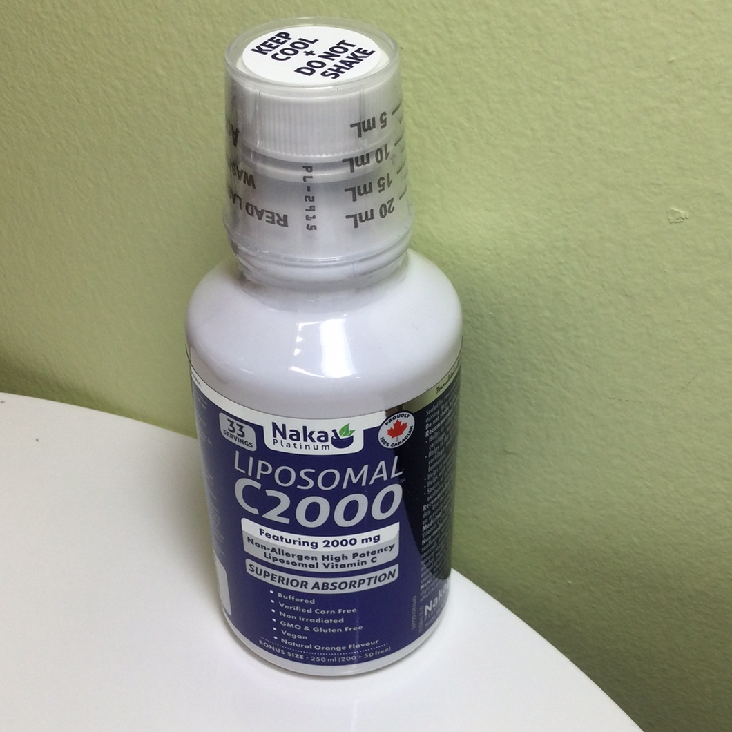Naka Liposomal C2000 Superior Absorption Liquid Vitamin C